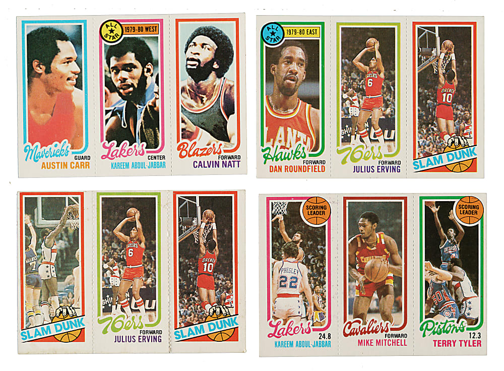 High-Grade 1980-1981 Topps Basketball Partial Set (131/176) Including Larry Bird/Magic Johnson Rookie