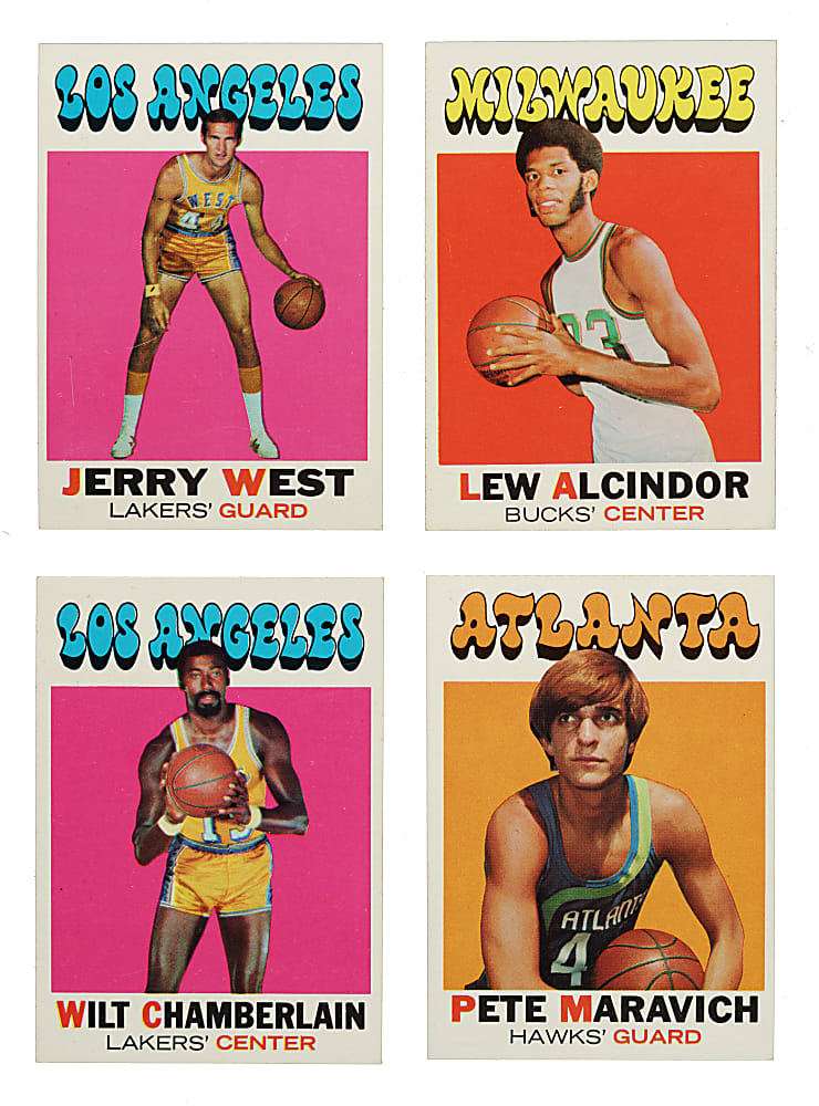 1971-1972 Topps Basketball Complete Set (233)