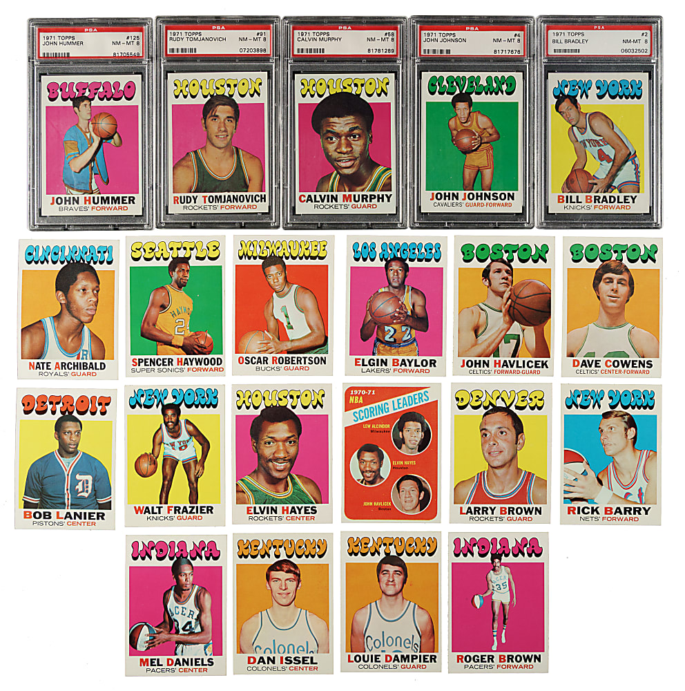 1971-1972 Topps Basketball Complete Set (233)