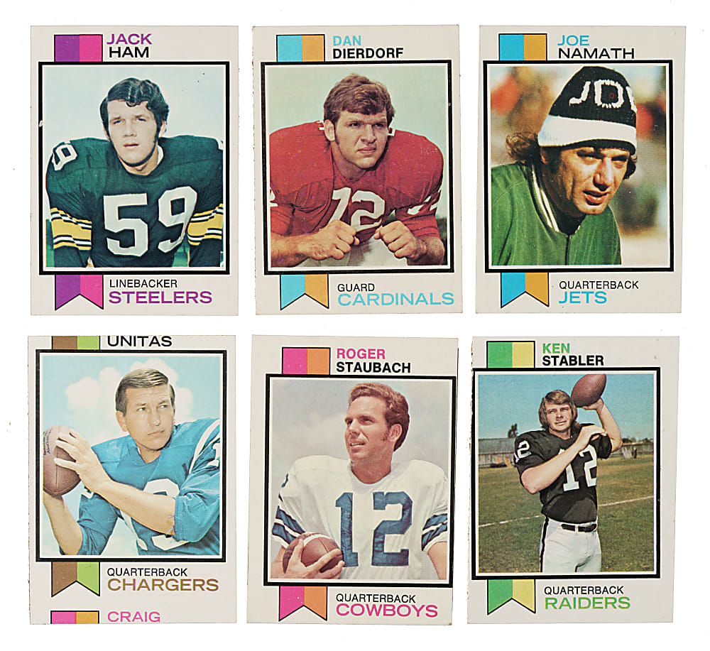 1950 to 1973 Topps, Bowman, and Philadelphia Football Shoebox Collection (1,938) Including 320 Hall of Famers
