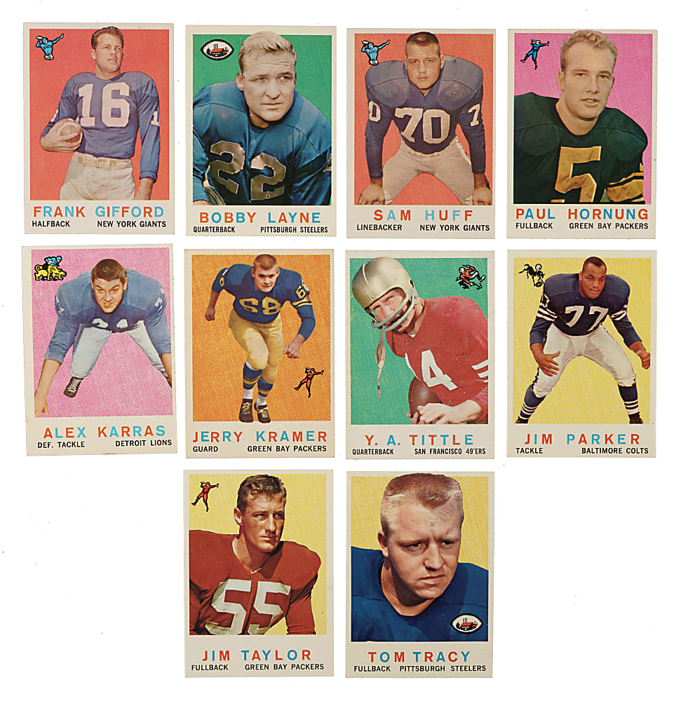 1959 Topps Football Complete Set (176)
