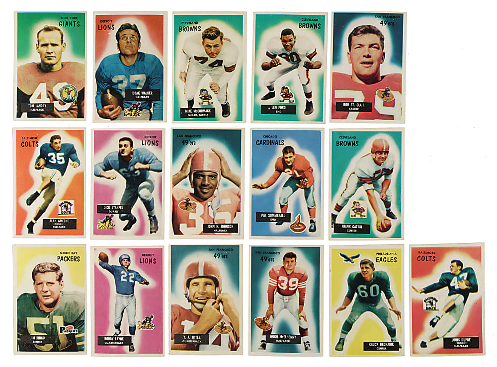 1955 Bowman Football Complete Set (160)