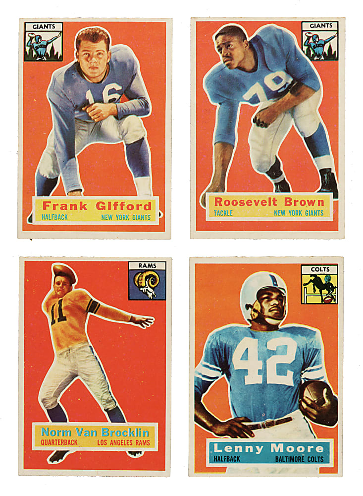 1956 Topps Football Complete Set (120) Plus Checklist