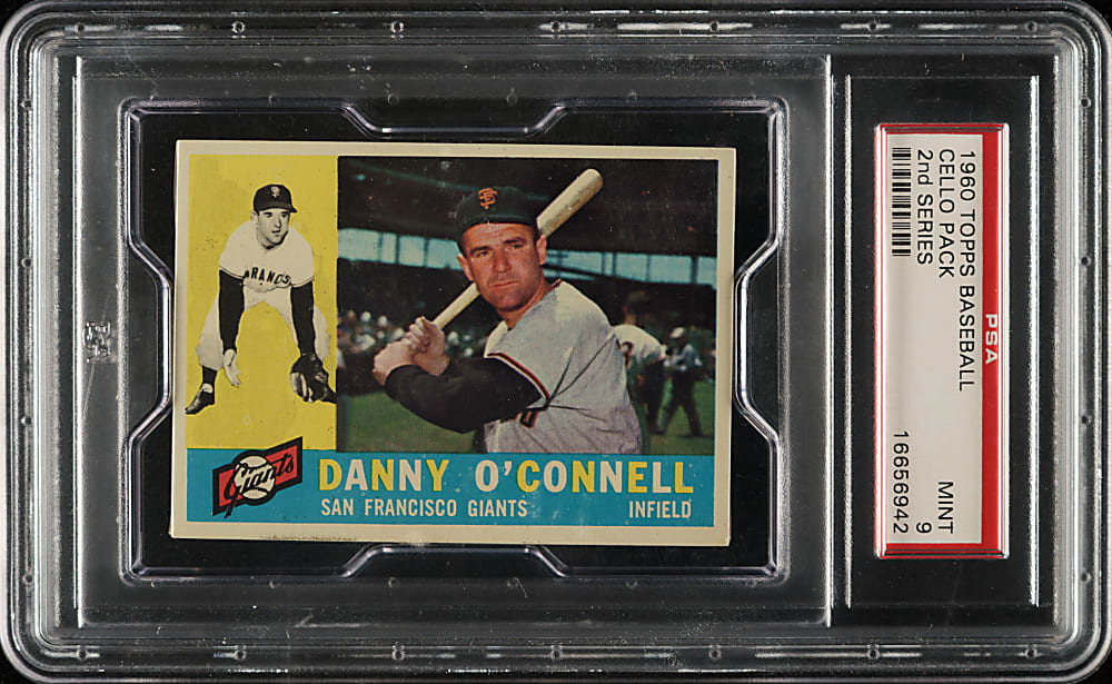 1960 Topps Second Series Unopened Cello Pack PSA MINT 9