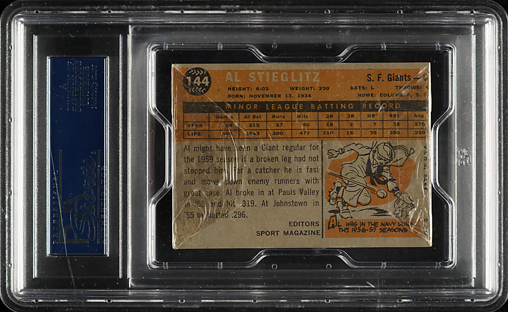 1960 Topps Second Series Unopened Cello Pack PSA MINT 9