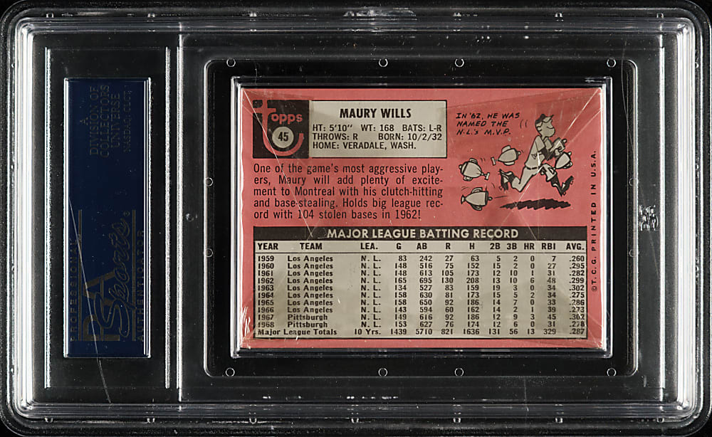 1969 Topps First Series Unopened Cello Pack PSA MINT 9