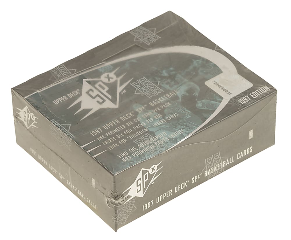 1997-1998 Upper Deck SPx Basketball Factory-Sealed Unopened Hobby Box (36 Packs)