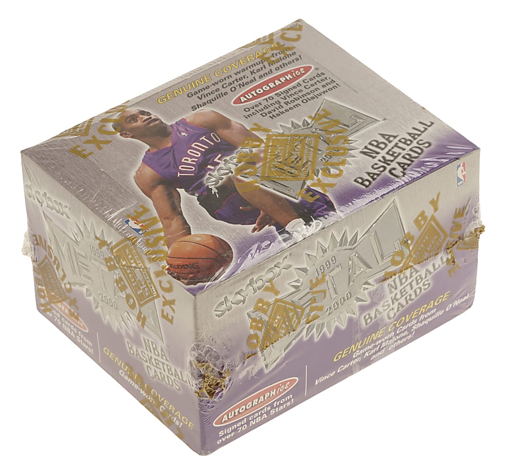 1999-2000 Fleer SkyBox Metal Basketball Unopened Hobby Box (28 Packs)