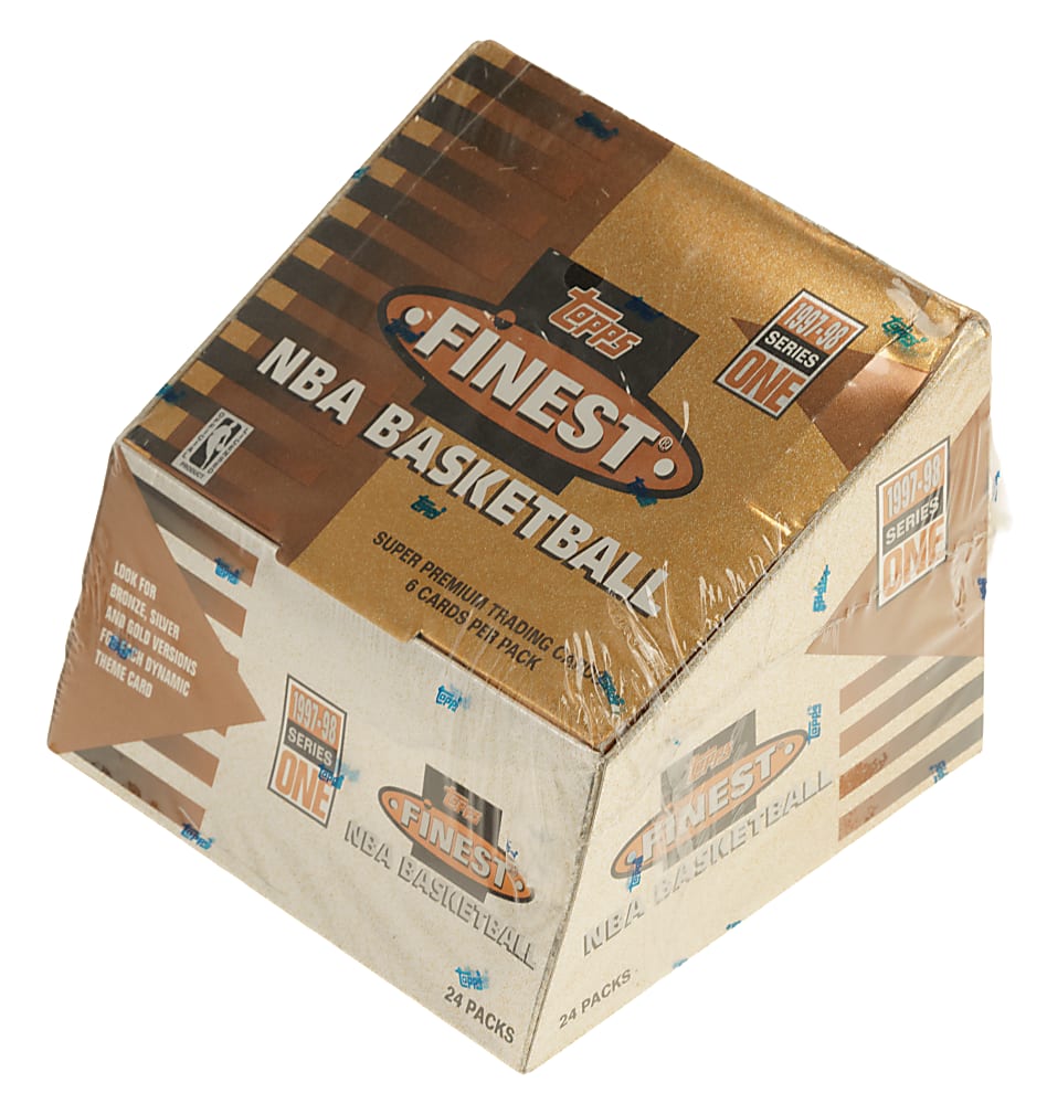 1997-1998 Topps Finest Basketball Second Series Factory-Sealed Unopened Hobby Box (24 Packs)