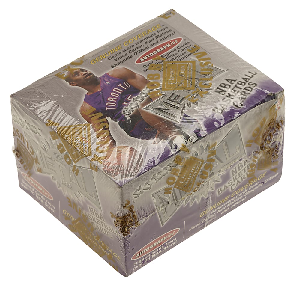 1999-2000 Fleer SkyBox Metal Basketball Unopened Hobby Box (28 Packs)