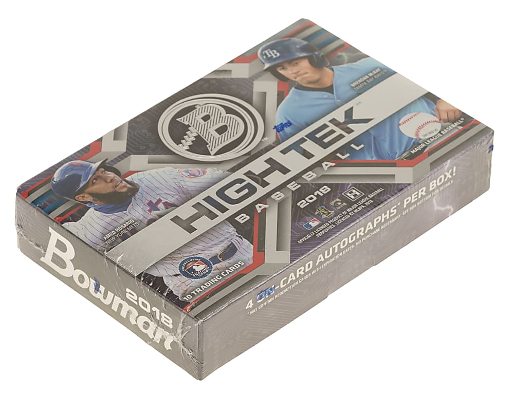 2018 Bowman High Tek Factory-Sealed Unopened Hobby Box (4 Cards) - Shohei Ohtani Rookie Year
