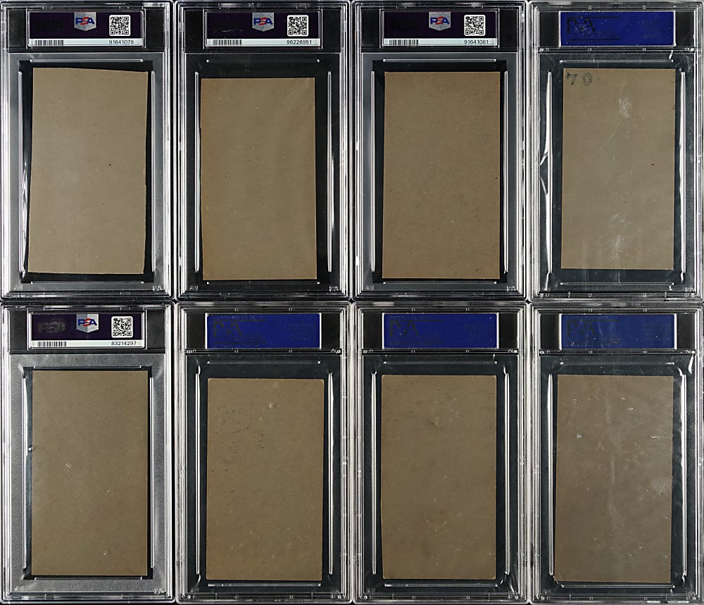 1959 Bazooka PSA-Graded Collection (8) Including Duke Snider and Bill Mazeroski