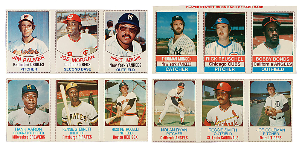 1975 to 1979 Hostess Panels Complete Set Collection (5 Sets, 242 Cards)