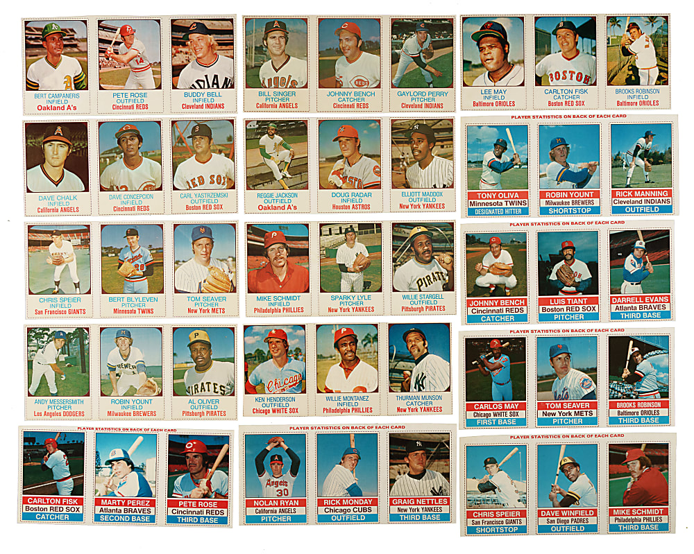 1975 to 1979 Hostess Panels Complete Set Collection (5 Sets, 242 Cards)