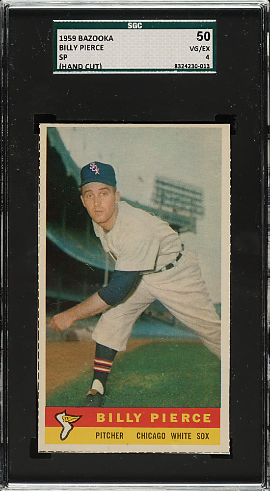 1959 Bazooka Billy Pierce Short Print SGC VG/EX 50