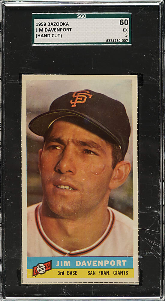 1959 Bazooka Jim Davenport Short Print SGC EX 60
