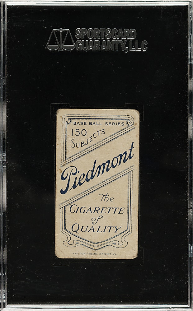 1909-1911 T206 White Border Ty Cobb Portrait Green Background SGC FAIR 20