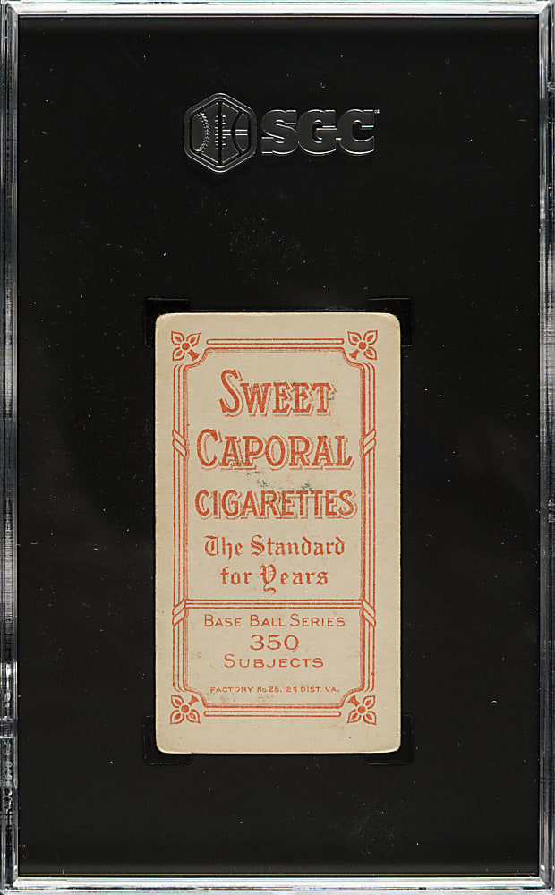 1909-1911 T206 White Border Cy Young Glove Shows SGC VG/EX 4