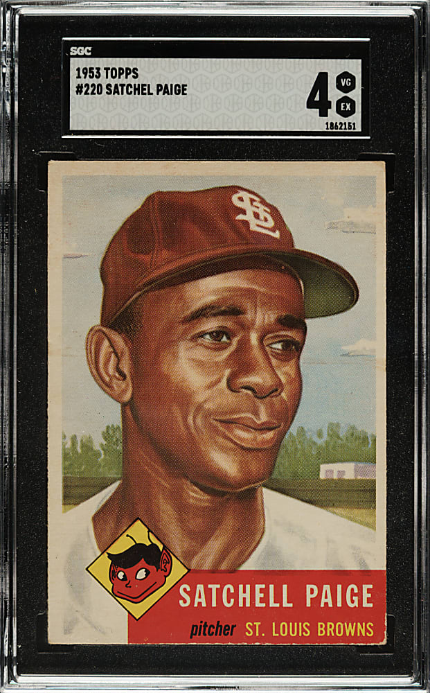 1953 Topps #220 Satchel Paige SGC VG/EX 4