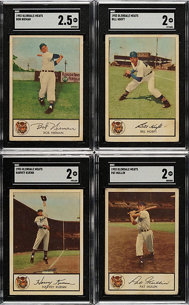 1953 Glendale Meats SGC-Graded Collection (13)