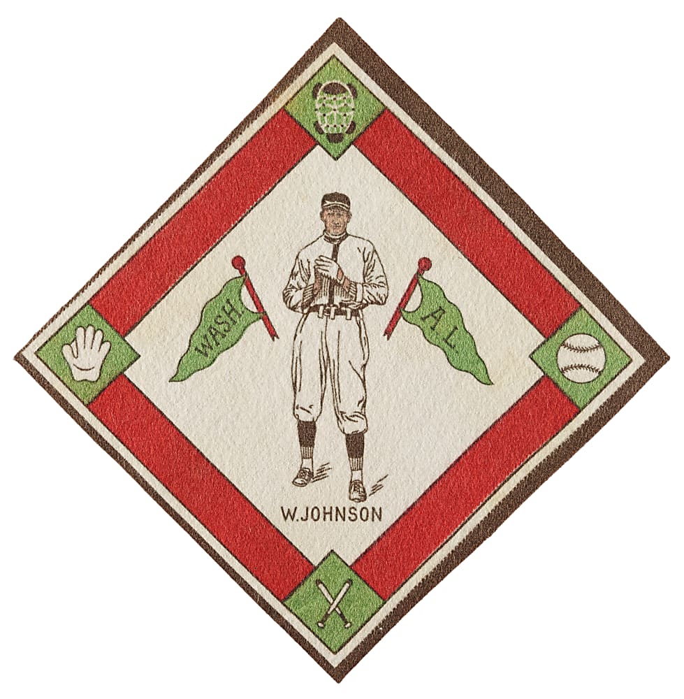 1914 B18 Blankets Walter Johnson - Green Pennants Variation - SGC