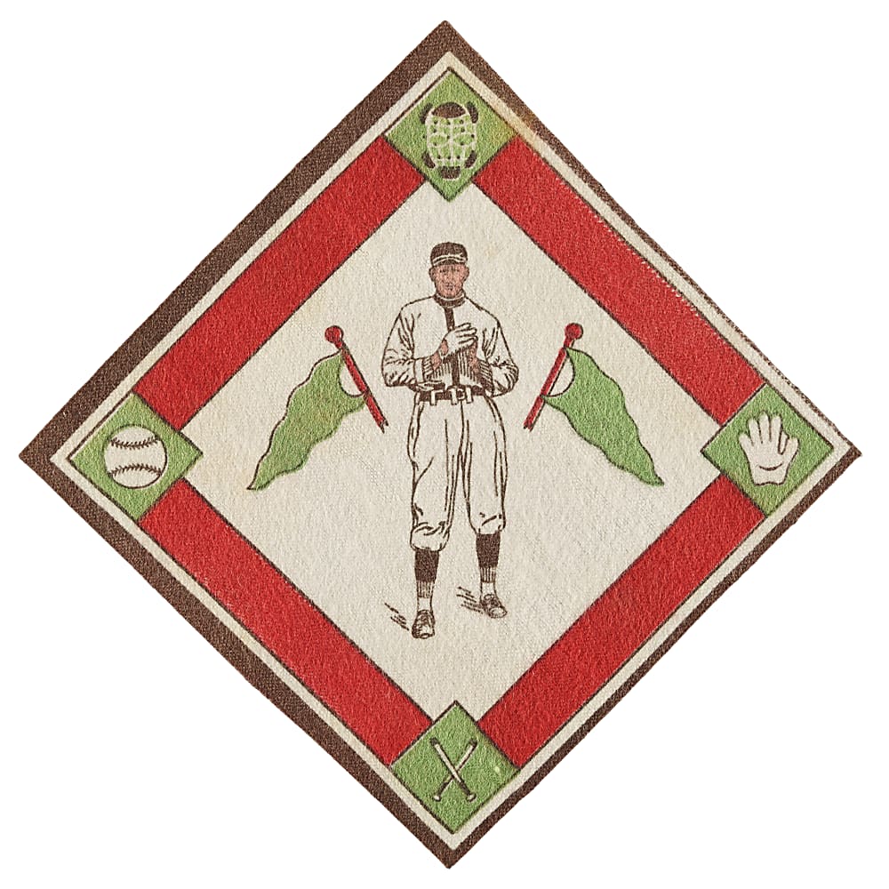 1914 B18 Blankets Walter Johnson - Green Pennants Variation - SGC