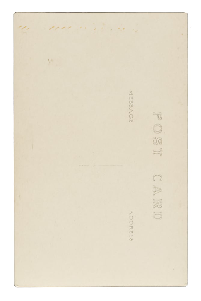 1920s Babe Ruth Real-Photo Postcard