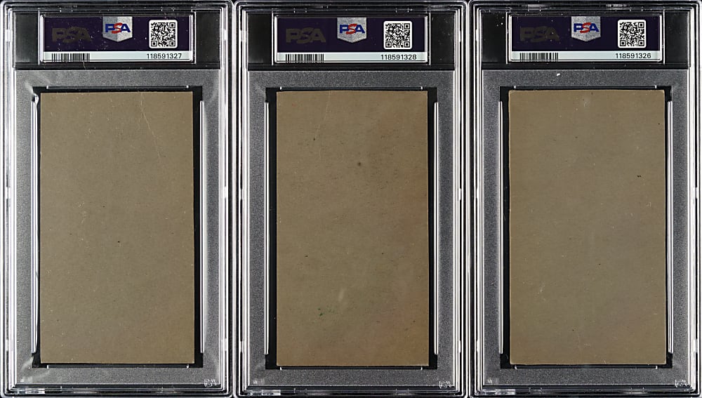 1959 Bazooka PSA-Graded Trio: Cerv, Mazeroski, and Turley
