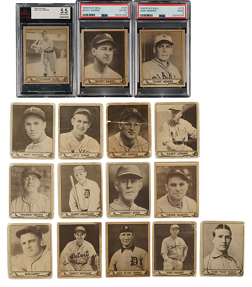 1940 R335 Play Ball Collection (93) Including Connie Mack, Christy Mathewson, and Honus Wagner