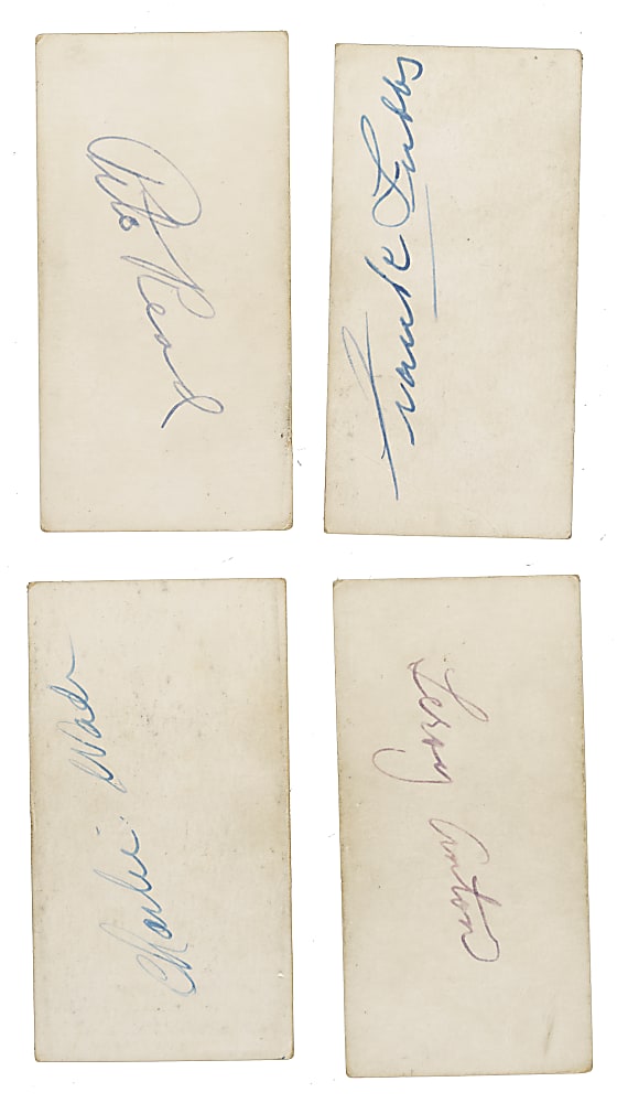 1931 Zeenut PCL Collection (17) Including Signed Examples - All with Coupons