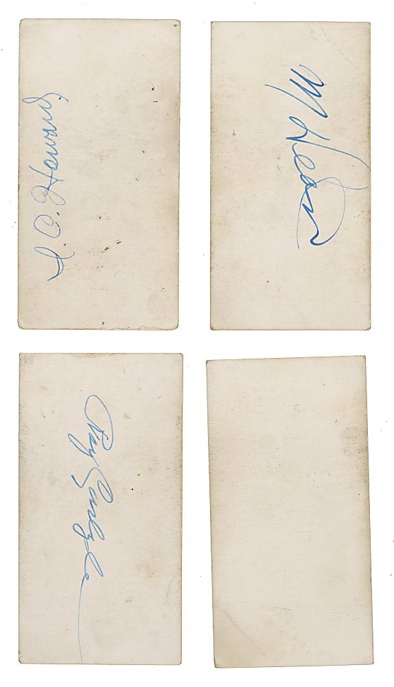 1929 Zeenut PCL Collection (14) Including Signed Examples - All with Coupons