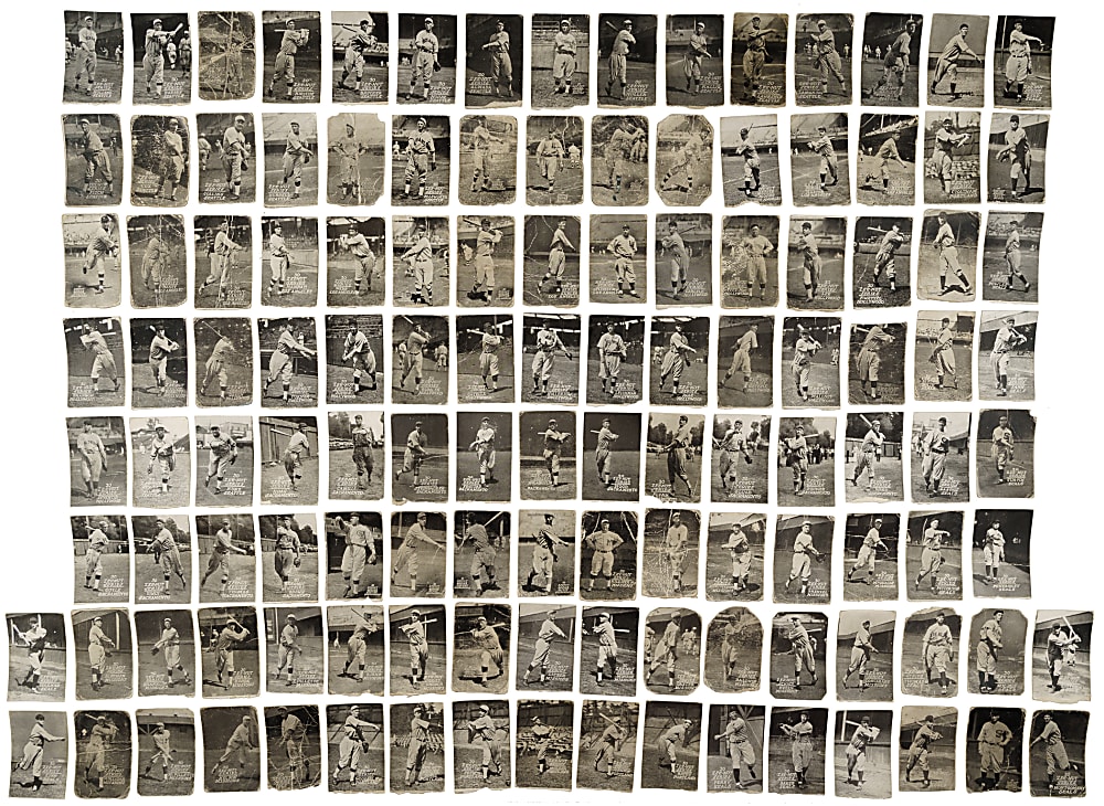 1930 Zeenut PCL Partial Set (129/186) Including Frank Crosetti and Ernie Nevers