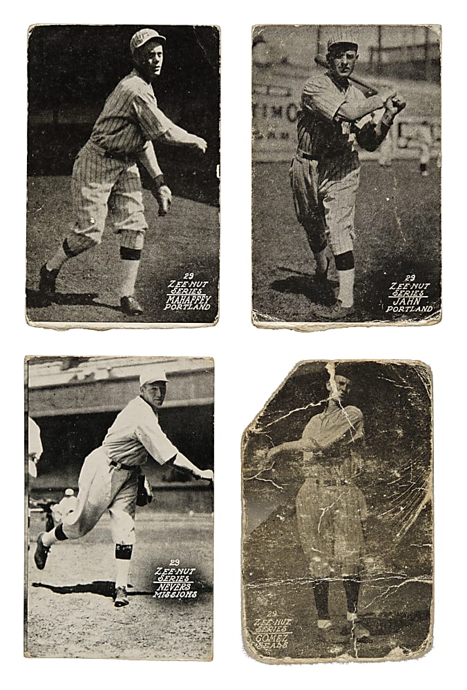 1929 Zeenut PCL Partial Set (128/168) Including Ernie Nevers and Lefty Gomez Rookie