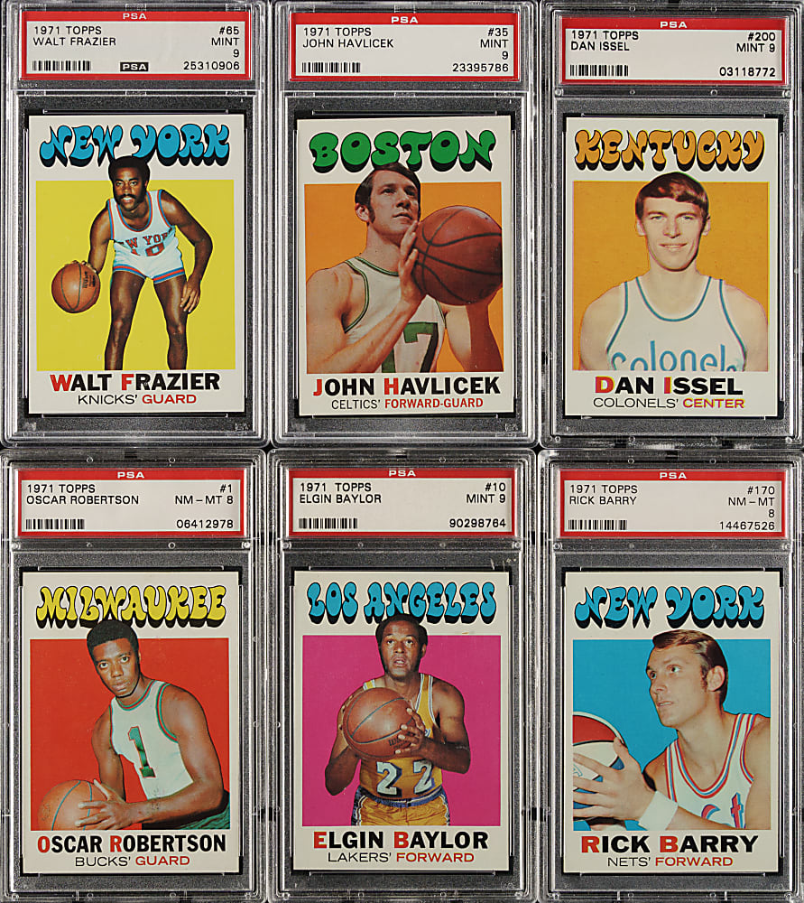 1971-1972 Topps Basketball Near-Complete Set (228/234): #10 PSA Set Registry (8.40 GPA)