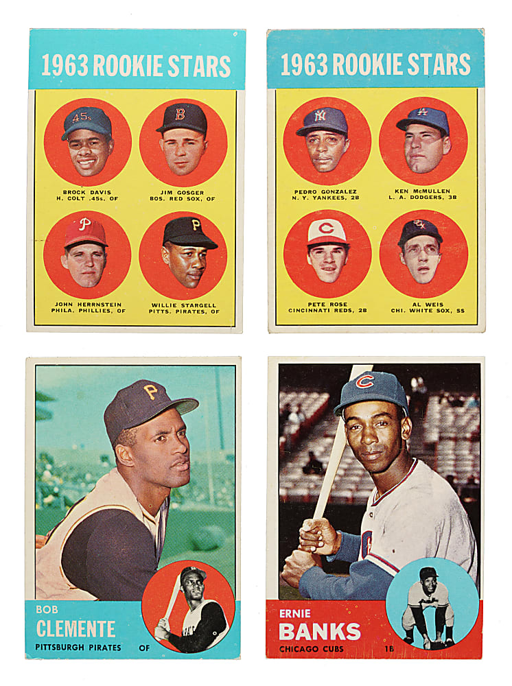 1963 Topps Near-Complete Set (505/576) Including Pete Rose and Willie Stargell Rookies
