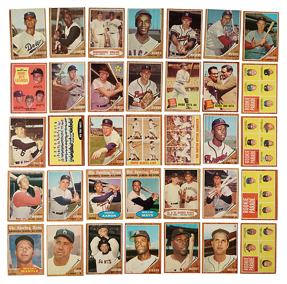 1962 Topps Near-Complete Set (529/598)