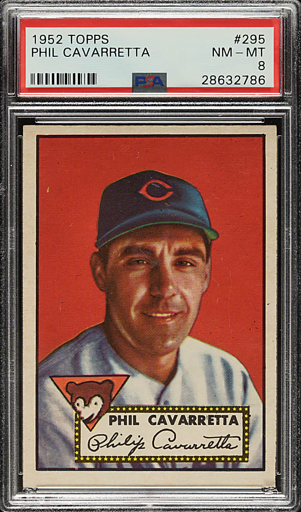 1952 Topps #295 Phil Cavarretta PSA NM-MT 8