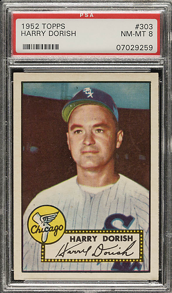 1952 Topps #303 Harry Dorish PSA NM-MT 8