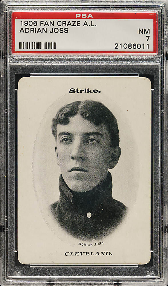 1906 Fan Craze American League Addie Joss PSA NM 7