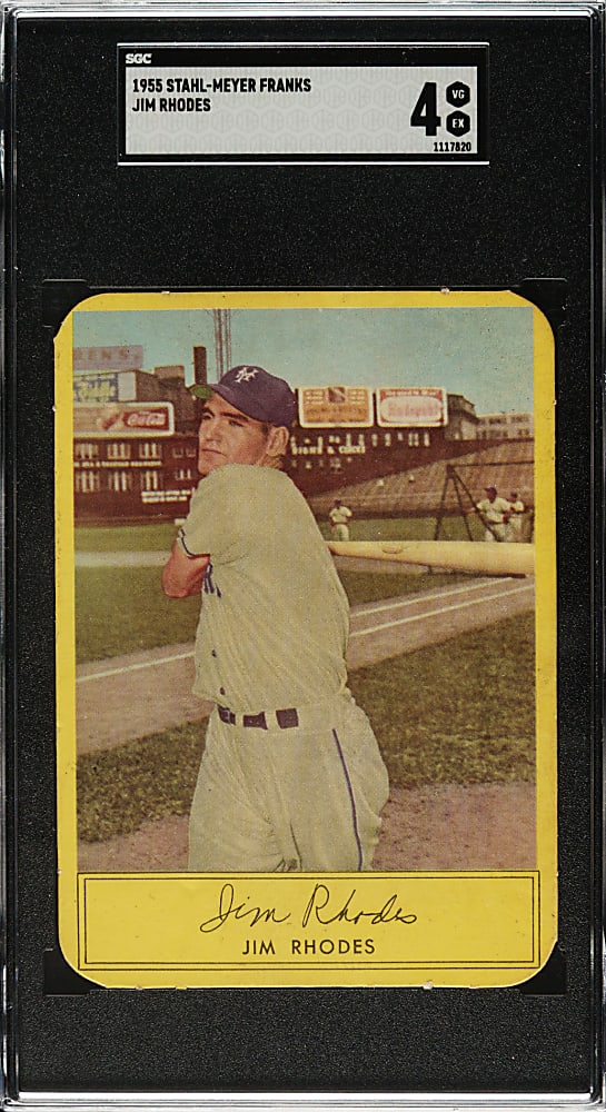 1955 Stahl-Meyer Franks Jim Rhodes SGC VG/EX 4 - 1 of 1 - Highest Graded!