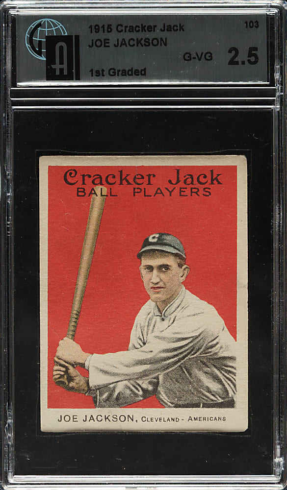 1915 E145 Cracker Jack #103 Joe Jackson GAI G-VG 2.5