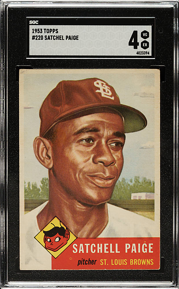 1953 Topps #220 Satchel Paige SGC VG/EX 4