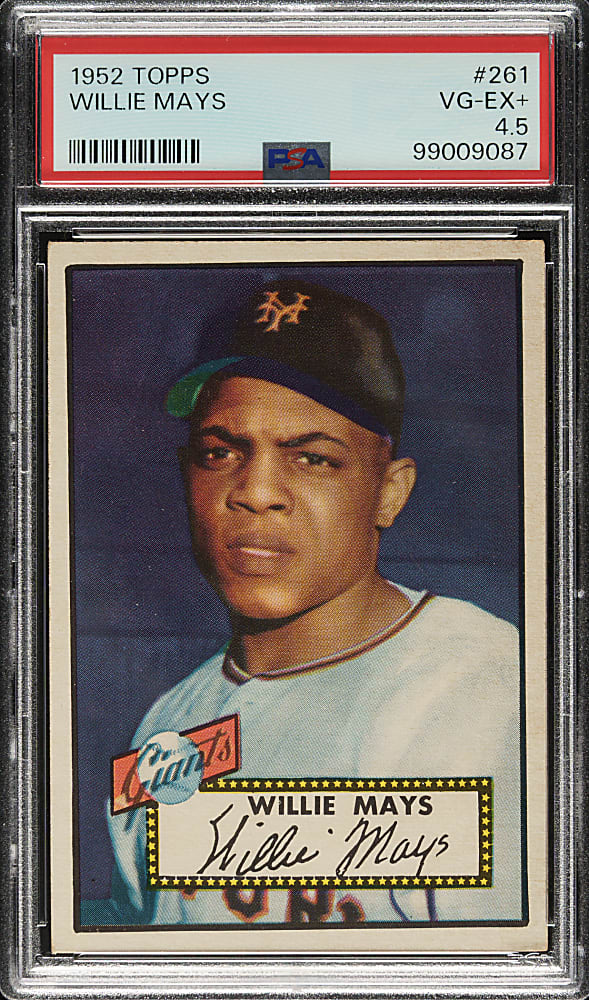 1952 Topps #261 Willie Mays PSA VG-EX+ 4.5