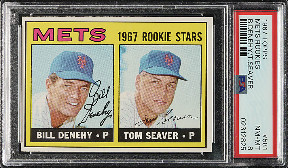 1967 Topps #581 Tom Seaver Rookie PSA NM-MT 8