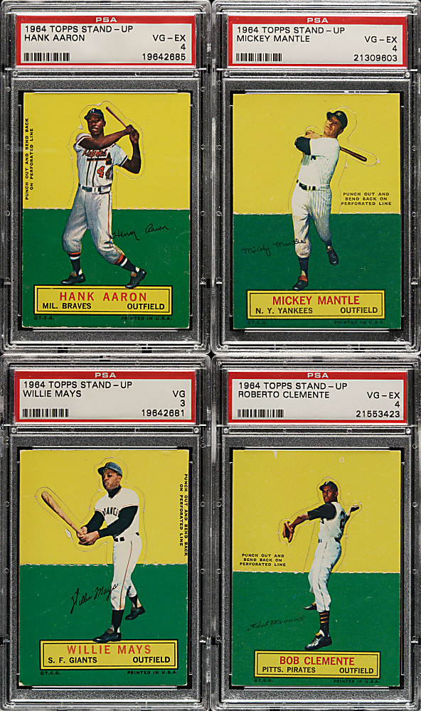 1964 Topps Stand-Ups PSA-Graded Complete Set (77)