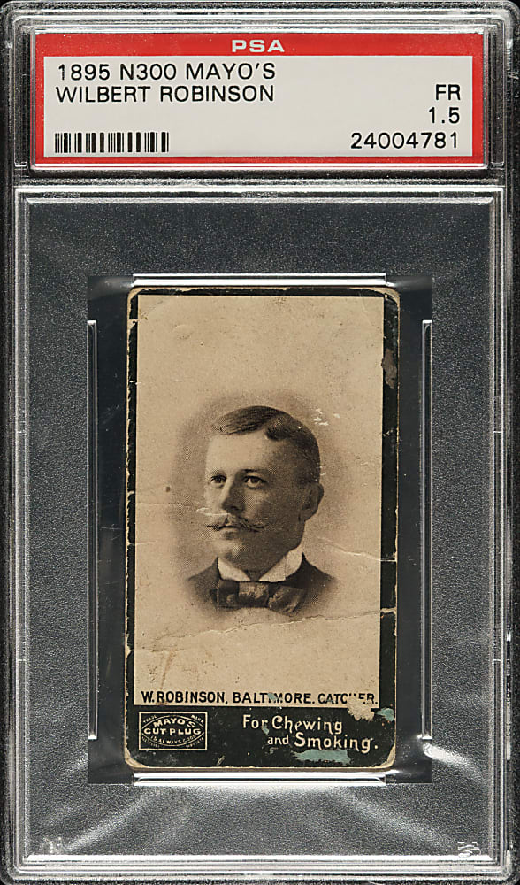 1895 N300 Mayo's Cut Plug Wilbert Robinson PSA FAIR 1.5