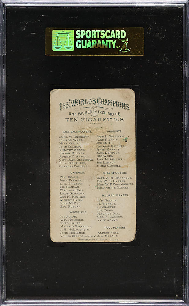 1888 N28 Allen & Ginter Mike "King" Kelly SGC GOOD 30