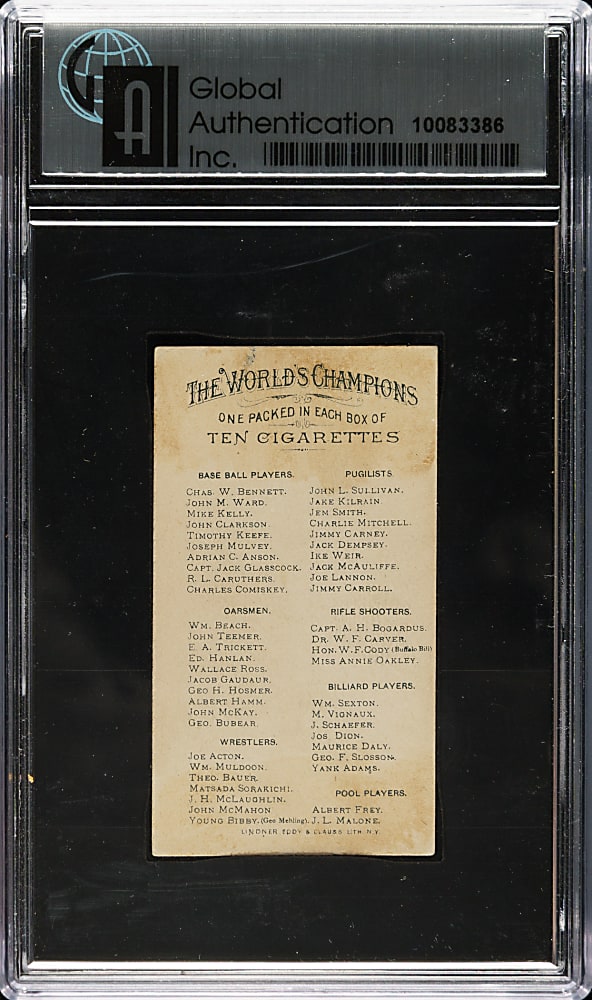 1888 N28 Allen & Ginter John M. Ward GAI VG-EX+ 4.5