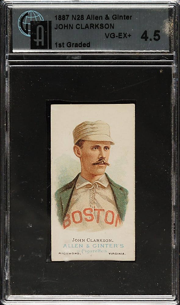 1888 N28 Allen & Ginter John Clarkson GAI VG-EX+ 4.5