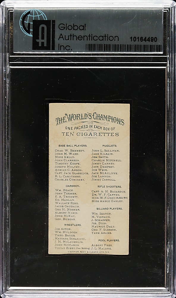 1888 N28 Allen & Ginter John Clarkson GAI VG-EX+ 4.5